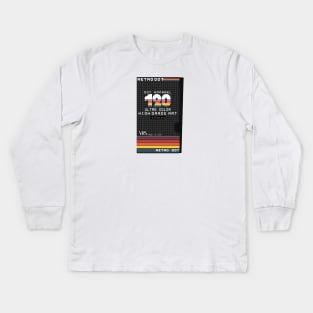 Retro VHS Kids Long Sleeve T-Shirt